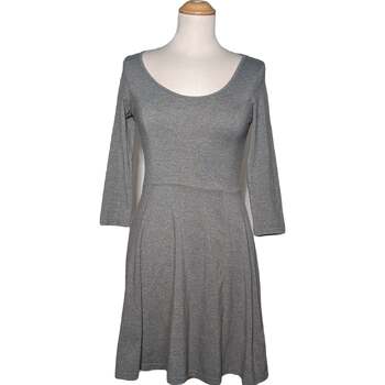 robe courte h&m  robe courte  34 - t0 - xs gris 