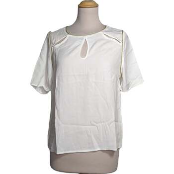 Vêtements Femme Tops / Blouses Camaieu Top Manches Courtes  38 - T2 - M Blanc
