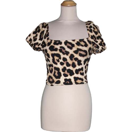 Vêtements Femme T-shirts burlon & Polos H&M top manches courtes  36 - T1 - S Beige Beige