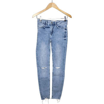 Vêtements Femme Jeans Long Mango jean slim femme  34 - T0 - XS Bleu Bleu