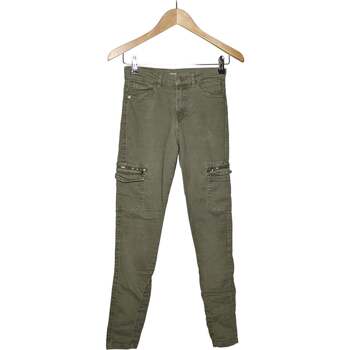 Vêtements Femme Pantalons Bershka 34 - T0 - XS Vert