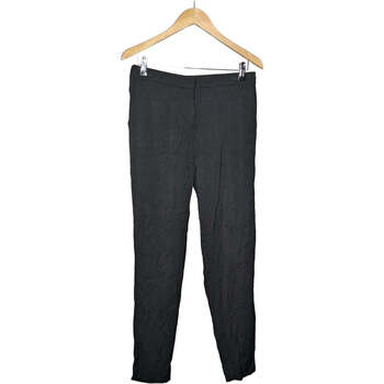 Vêtements Femme Pantalons H&M pantalon droit femme  36 - T1 - S Noir Noir