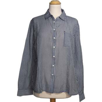 Vêtements Femme Chemises / Chemisiers Lacoste chemise  42 - T4 - L/XL Bleu Bleu