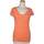 Vêtements Femme T-shirts & Polos Camaieu 34 - T0 - XS Orange
