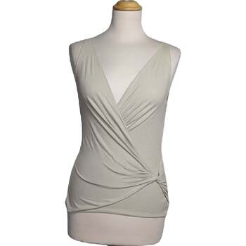 Vêtements Femme white asymmetric shirt Emporio Armani débardeur  40 - T3 - L Beige Beige