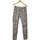 Vêtements Femme Pantalons H&M pantalon droit femme  38 - T2 - M Gris Gris