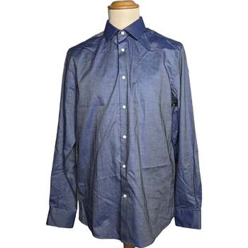 Vêtements Homme Chemises manches longues Burton Chemise Manches Longues  40 - T3 - L Bleu
