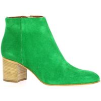 Chaussures Femme Boots Spaziozero Boots cuir velours Vert