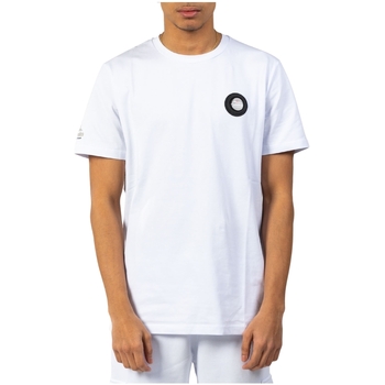Vêtements Homme Coton Du Monde Helvetica T shirt  Ajaccio 4 Ref 59479 Blanc Blanc