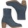 Chaussures Femme Low boots Travelin' Morlaix Nubuck Bleu