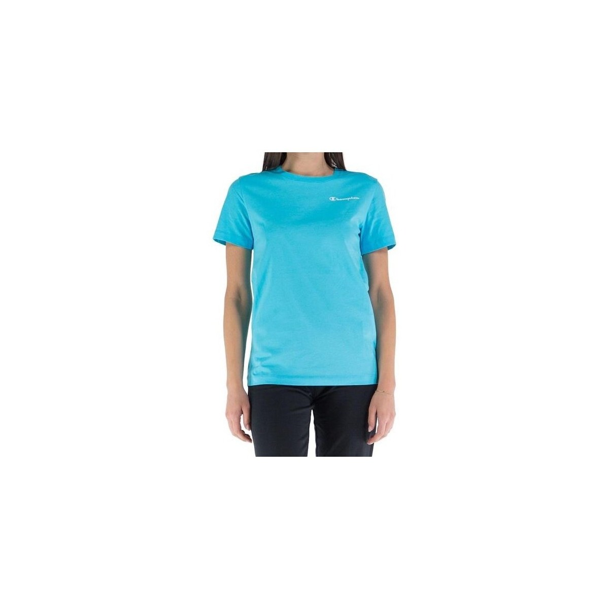 Vêtements Femme T-shirts manches courtes Champion 114912BS128 Bleu