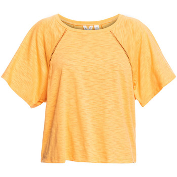 Vêtements Fille T-shirts Young manches courtes Roxy Time On My Side Orange