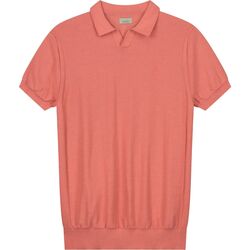 Vêtements Homme T-shirts & Polos Dstrezzed Polo Mélangé Slub Rose Rose
