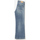 Vêtements Fille Jeans paperbag waist pleated shorts Pagge pulp flare taille haute jeans bleu Bleu