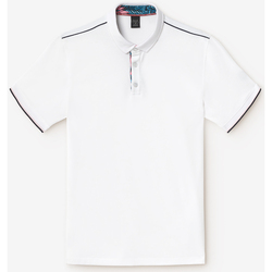 Vêtements Homme T-shirts Junior & Polos Le Temps des Cerises Polo cotrel blanc Blanc