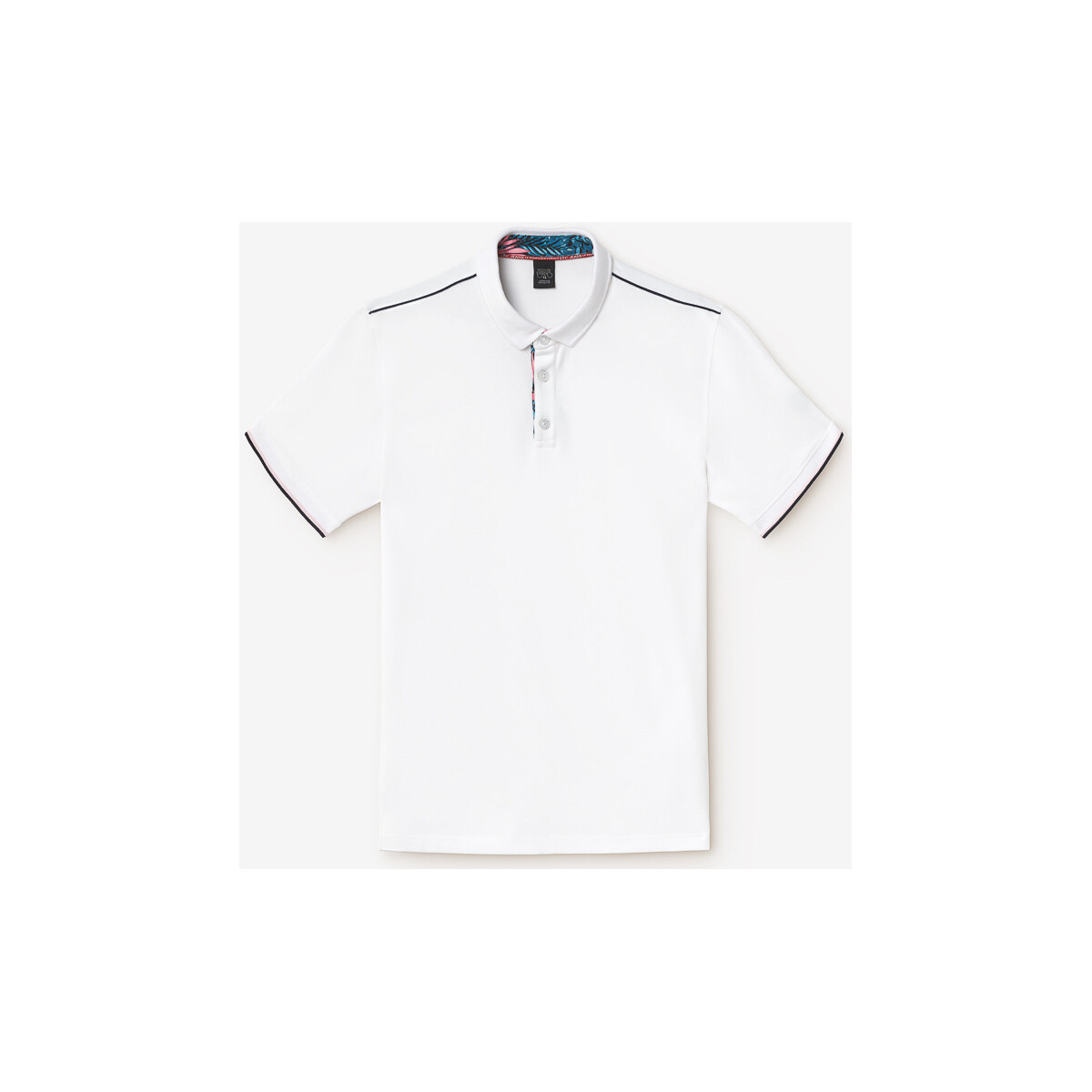 Vêtements Homme T-shirts & Polos Le Temps des Cerises Polo cotrel blanc Blanc