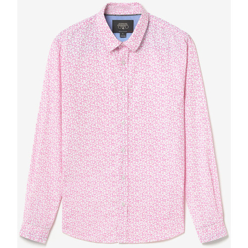 Vêtements Homme Chemises manches longues Chemise Bolko En Linises Chemise brotel rose à motif fleuri Rose