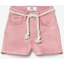 Vêtements Fille Shorts / Bermudas NEWLIFE - JE VENDS Short tiko taille haute rose poudré Rose