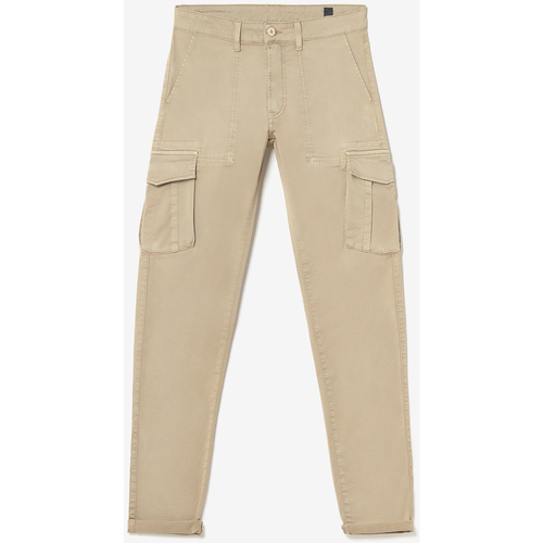 Vêtements Homme Pantalons Newlife - Seconde Mainises Pantalon cargo lakme beige sable Blanc