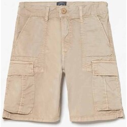 Vêtements Garçon Shorts / Bermudas NEWLIFE - JE VENDS Bermuda otto beige sable Blanc