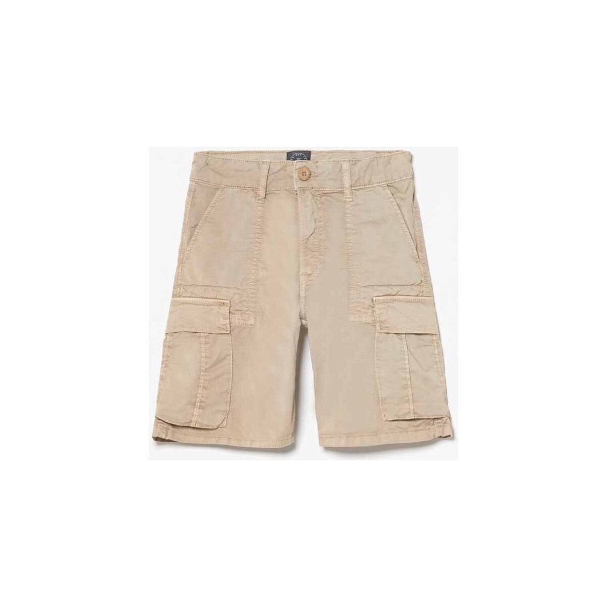 Vêtements Garçon Shorts / Bermudas Le Temps des Cerises Bermuda otto beige sable Blanc
