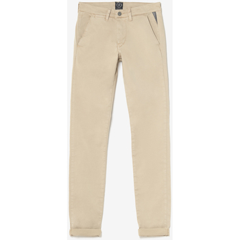 Vêtements Garçon Pantalons Lustres / suspensions et plafonniersises Pantalon chino jasbo beige sable Blanc