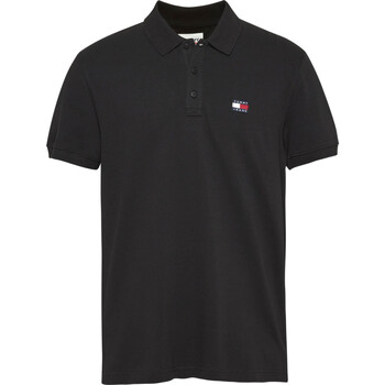 Vêtements Homme Yves Saint Laure Tommy Jeans Classic Badge Polo Noir