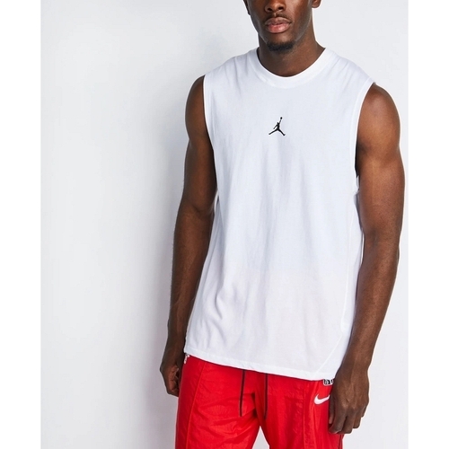 Vêtements Homme T-shirts Grey & Polos Nike JUMPMAN SPRT SLVLS TOP Blanc
