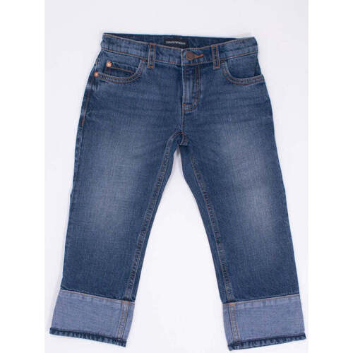 Vêtements Enfant Jeans trim Emporio Armani  Bleu