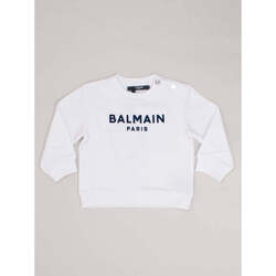 Vêtements Enfant Sweats Print Balmain  Blanc