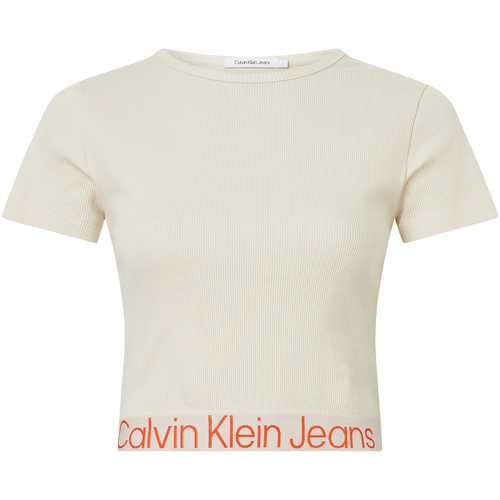 Vêtements Homme logo waistband active shorts Calvin Klein DRESS JEANS T-shirt coton col rond Multicolore