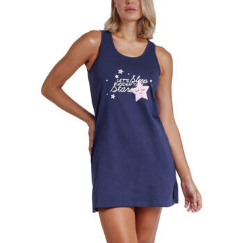 Vêtements Femme Pyjamas / Chemises de nuit Admas Nuisette Under The Stars Bleu Marine