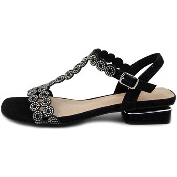 Chaussures Femme Sandales et Nu-pieds Menbur Femme Chaussures, Sandales Bijoux, Textile-23444 Noir