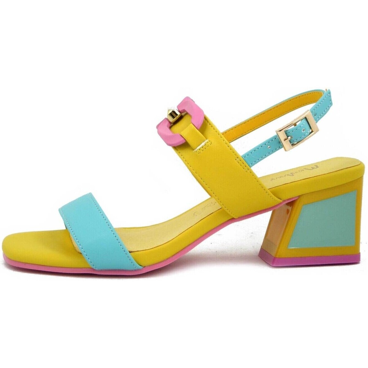 Chaussures Femme Sandales et Nu-pieds Menbur Femme Chaussures, Sandales, Faux Cuir-24052 Multicolore
