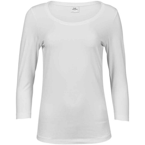 Vêtements Femme T-shirts manches longues Tee Jays  Blanc