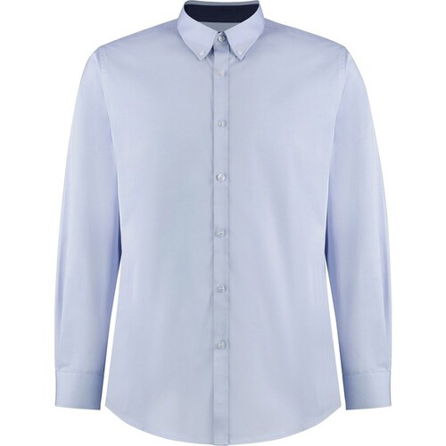 Vêtements Homme Chemises manches longues Kustom Kit Premium Bleu