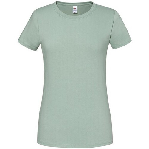 Vêtements Femme T-shirts manches longues Fruit Of The Loom Premium Vert