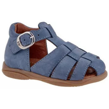 Chaussures Garçon Sandales et Nu-pieds Babybotte TAGATA NUBUCK BLEU Bleu