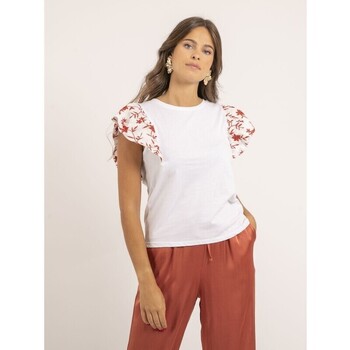 Vêtements Top Motifs Faska Dona X Lisa T-shirt sans manches FARLI Rouge