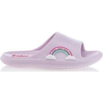 Chaussures Fille Tongs Color Block Tongs / entre-doigts Fille Rose ROSE