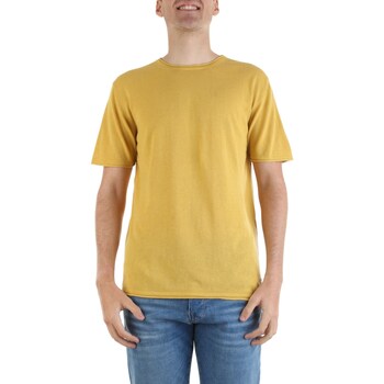 Vêtements Homme T-shirts manches courtes Yes Zee M716-DH00 Jaune