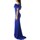 Vêtements Femme Robes longues Impero Couture KD2107 Bleu