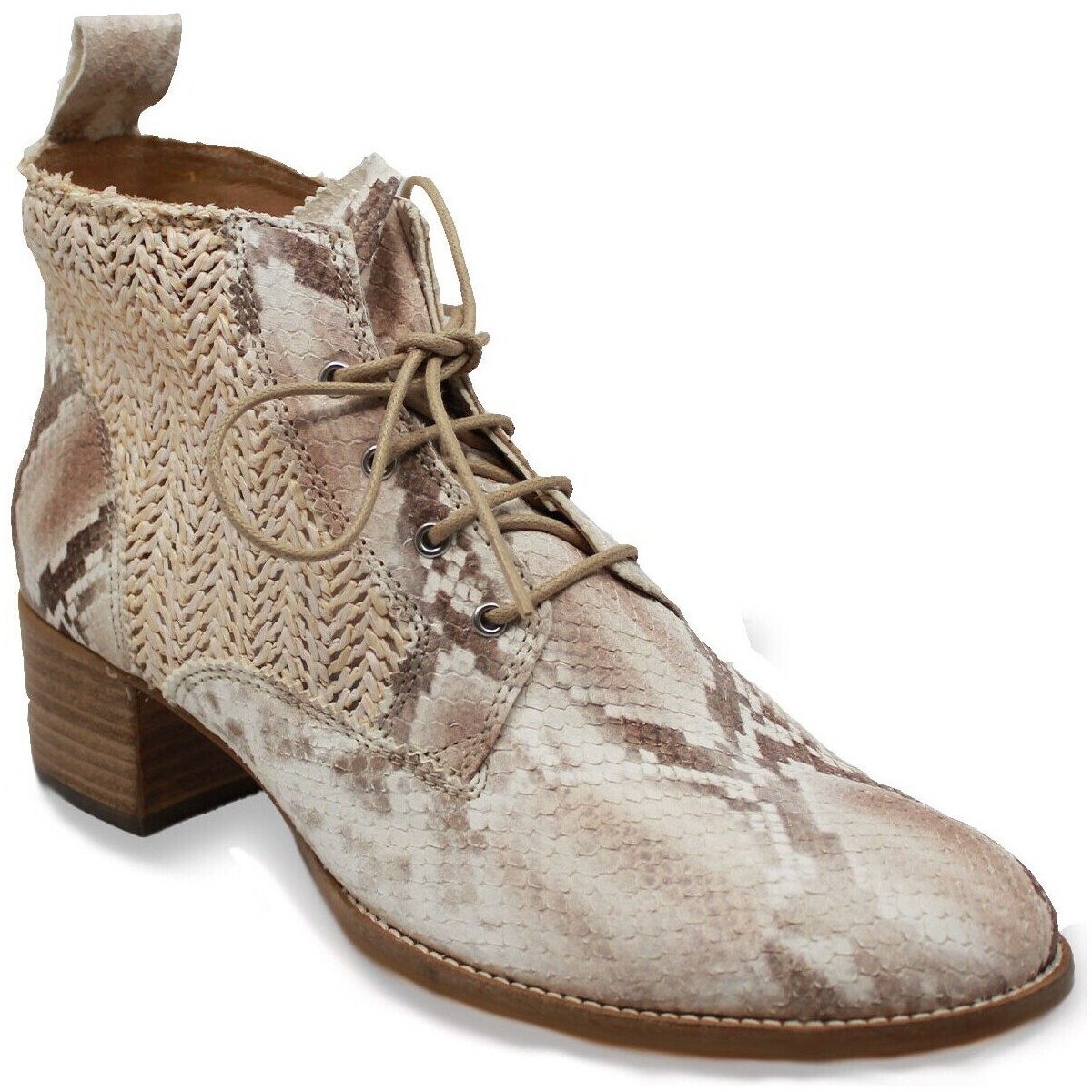 Chaussures Femme Derbies Muratti deep boots Beige