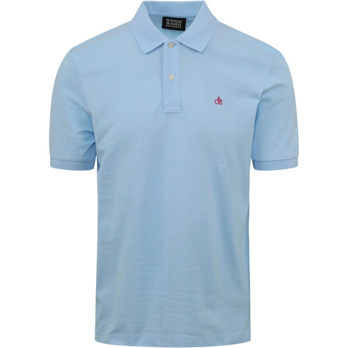 Vêtements Homme T-shirts & Polos Scotch & Soda Structured Stripe Pocket T Bleu