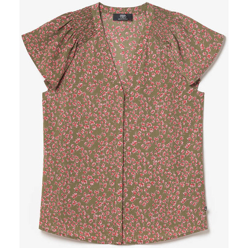 Vêtements Femme Débardeurs / T-shirts sans manche Joma Montreal Mouwloos T-shirtises Top norine kaki à motif fleuri Vert
