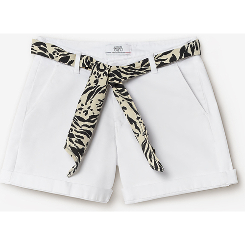 Vêtements Femme Shorts / Bermudas Attic And Barnises Short veli2 blanc Blanc
