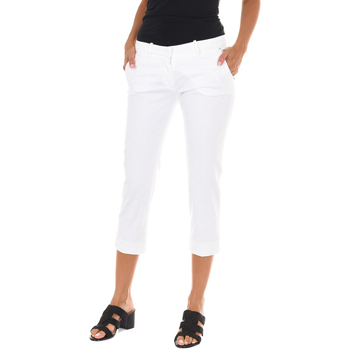 Vêtements Femme Pantalons Met 70DBF0508-O025-0001 Blanc