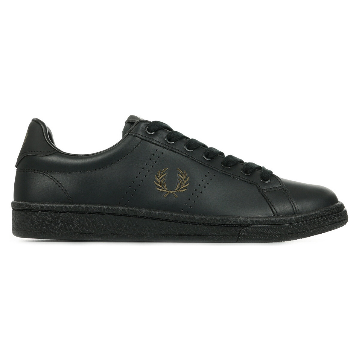 Chaussures Homme Baskets mode Fred Perry B721 Leather Noir