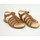 Chaussures Fille Sandales et Nu-pieds Acebo's 9822ve nu-pieds cuir bride boucle junior Marron