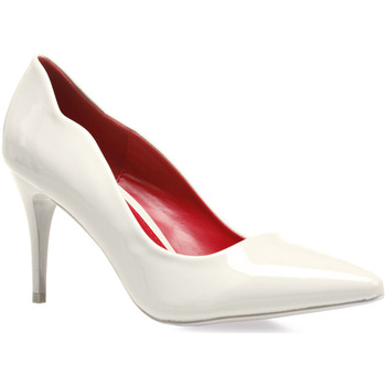 La Modeuse 53290_P118384 Blanc - Chaussures Escarpins Femme 19,99 €